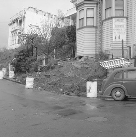 e. Collapsed wall/slip, MacDonald Crescent