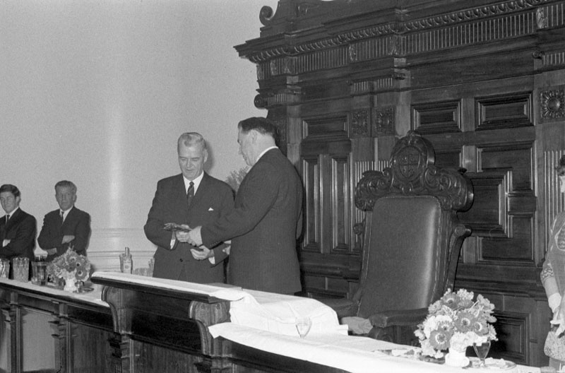 ad. Farewell function to Mr John H Henning - US ambassador