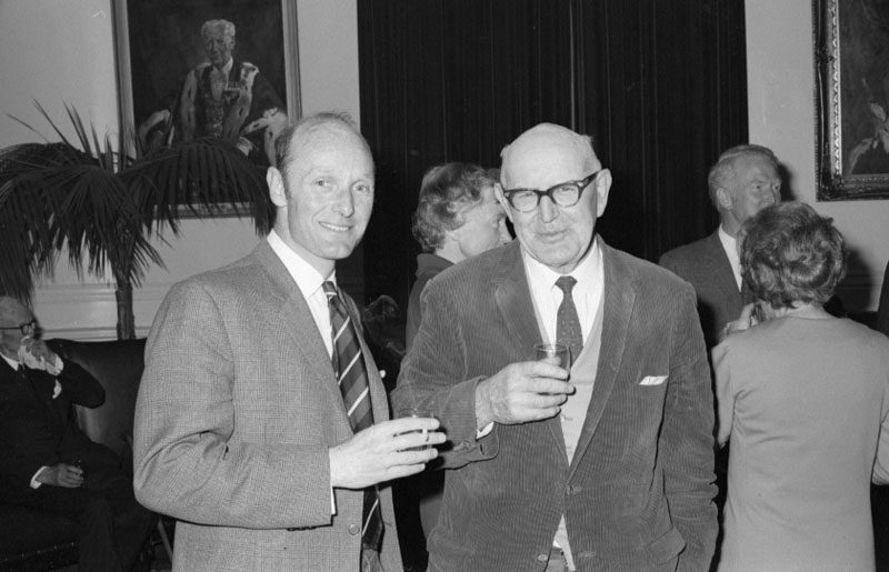 a. Council Chamber, presentation to Mr Pritchard, GM of Transport Dept