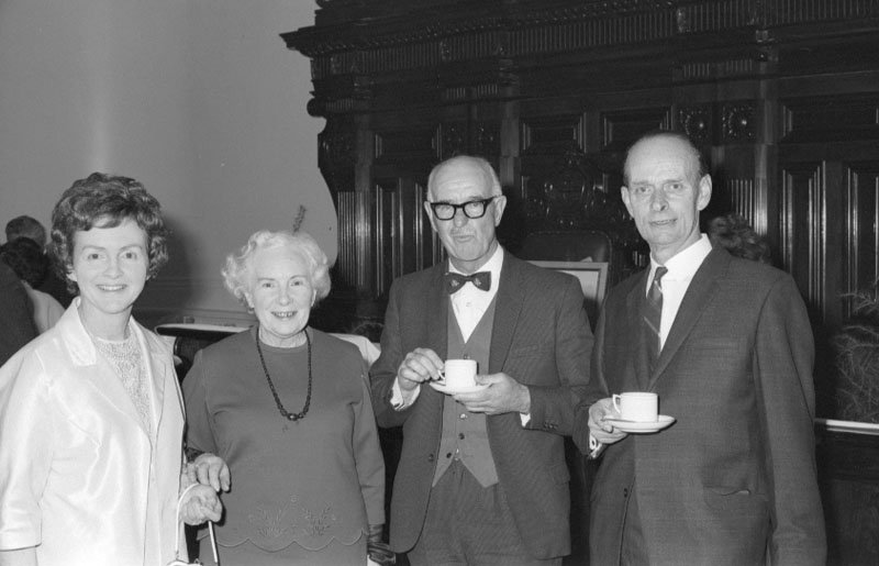 d. Council Chamber, presentation to Mr Pritchard, GM of Transport Dept