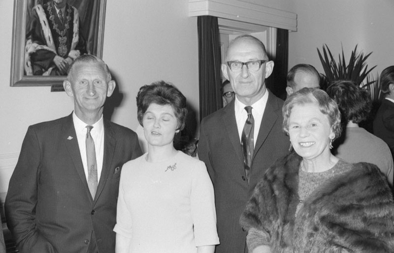 j. Council Chamber, presentation to Mr Pritchard, GM of Transport Dept