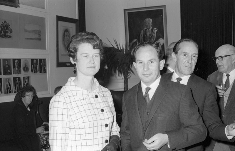 v. Council Chamber, presentation to Mr Pritchard, GM of Transport Dept