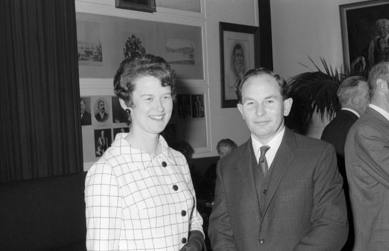 w. Council Chamber, presentation to Mr Pritchard, GM of Transport Dept