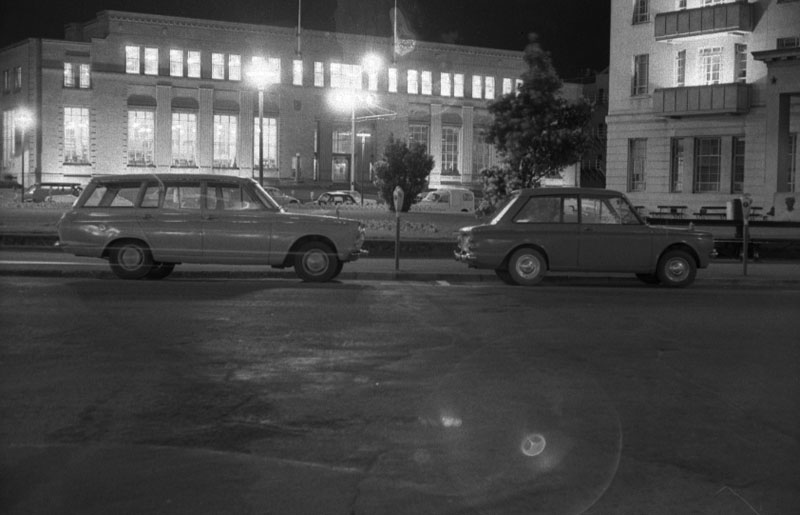 i. Civic Square at night, approx 8pm