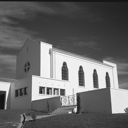 a. Karori Cemetery - exterior of new chapel