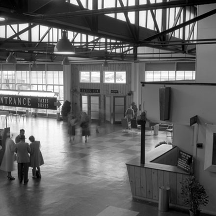 e. Interior of the Airport Terminal