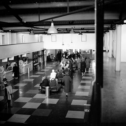 f. Interior of the Airport Terminal
