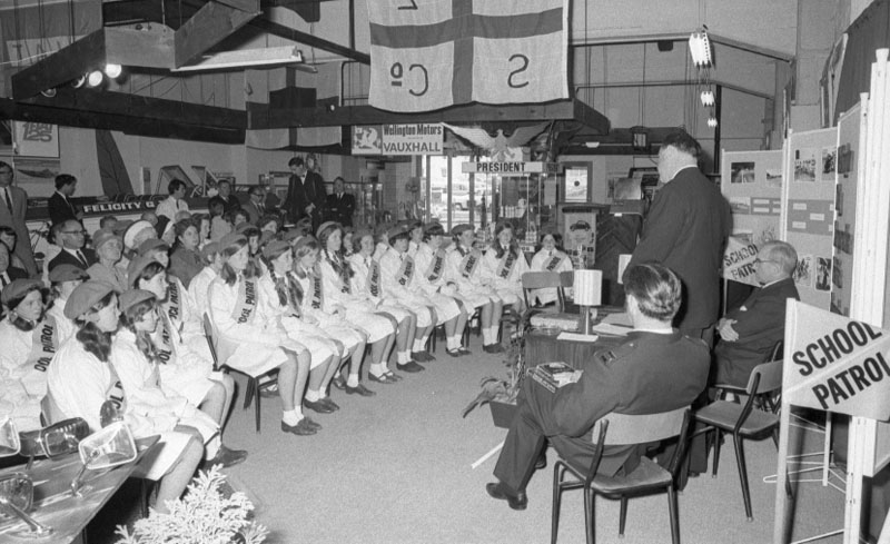 p. Traffic Safety Week, Motor Court, Display Centre