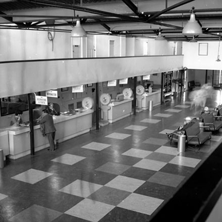 h. Interior of the Airport Terminal