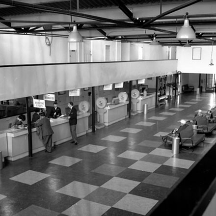 j. Interior of the Airport Terminal