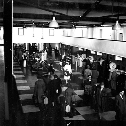 r. Interior of the Airport Terminal