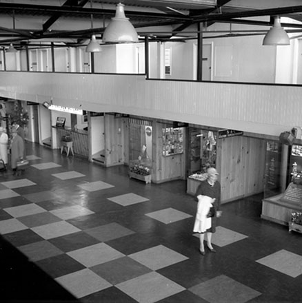 w. Interior of the Airport Terminal