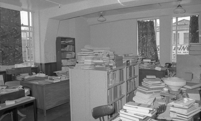 ae. Central Library, interior and exterior