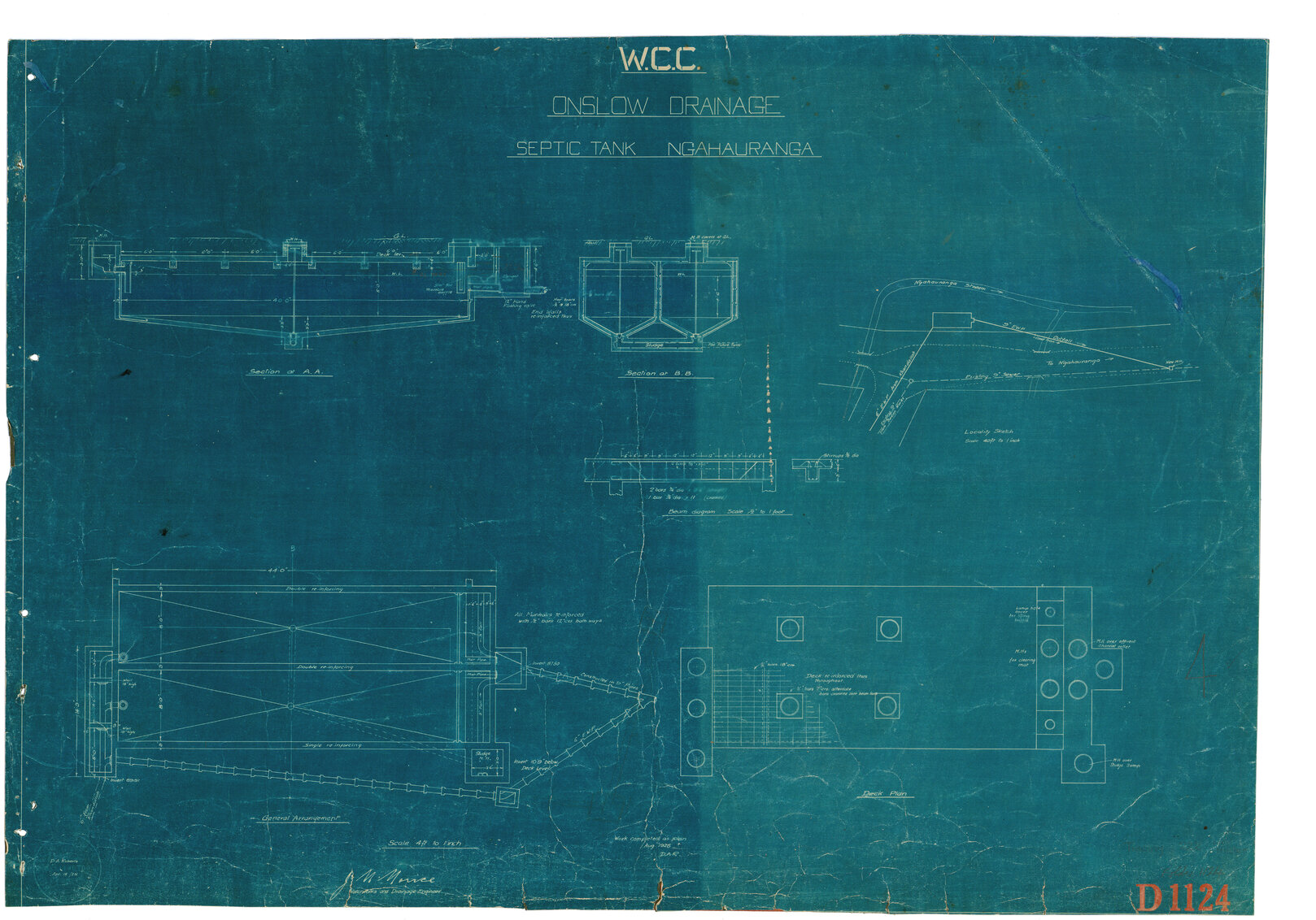 Ngahauranga [Ngauranga] Gorge Septic Tank