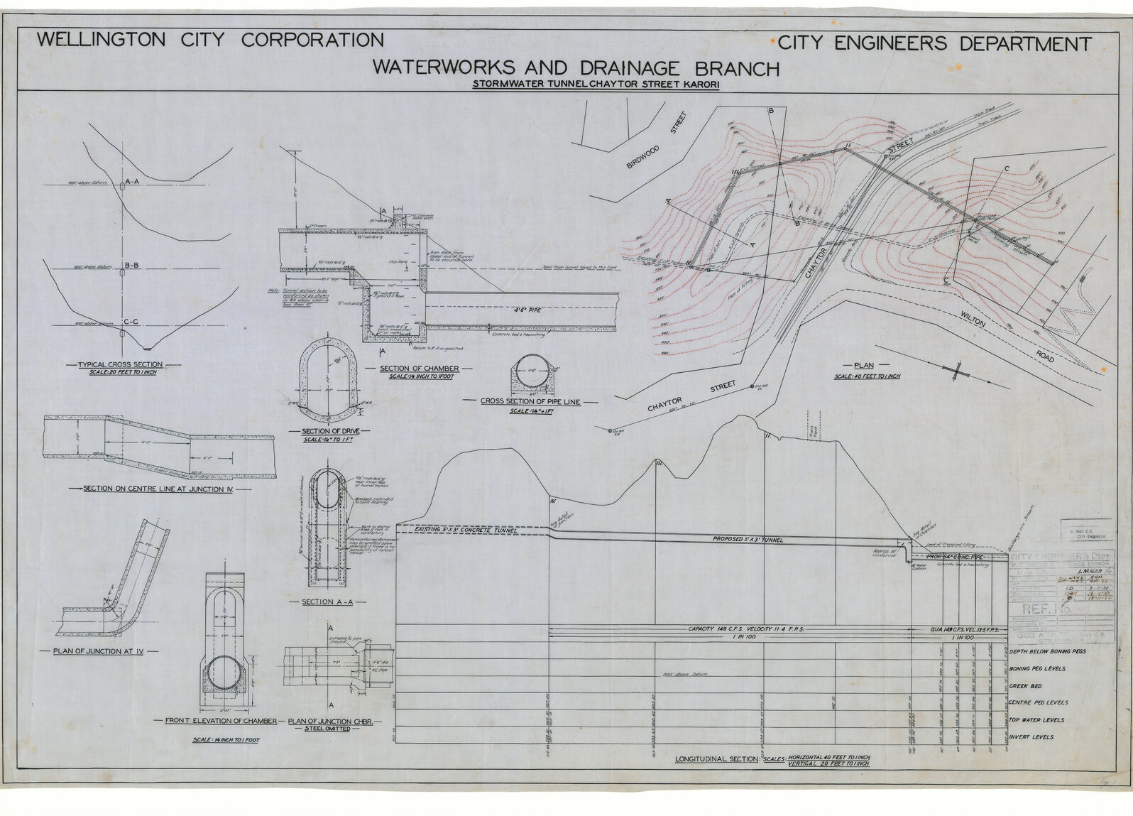 Stormwater tunnel, Chaytor Street, Karori