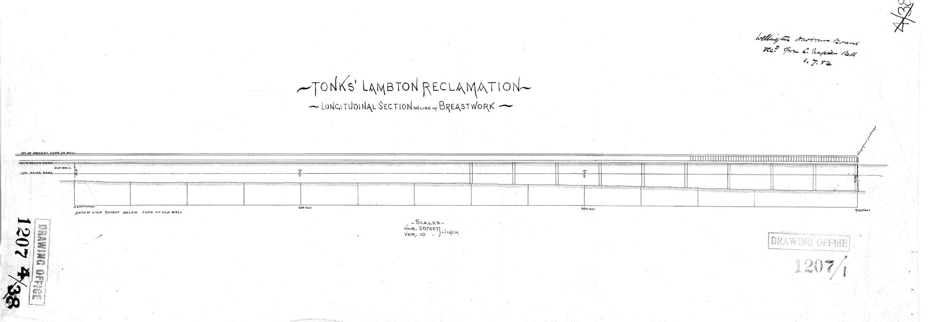 Tonks Reclamation Contract, Lambton