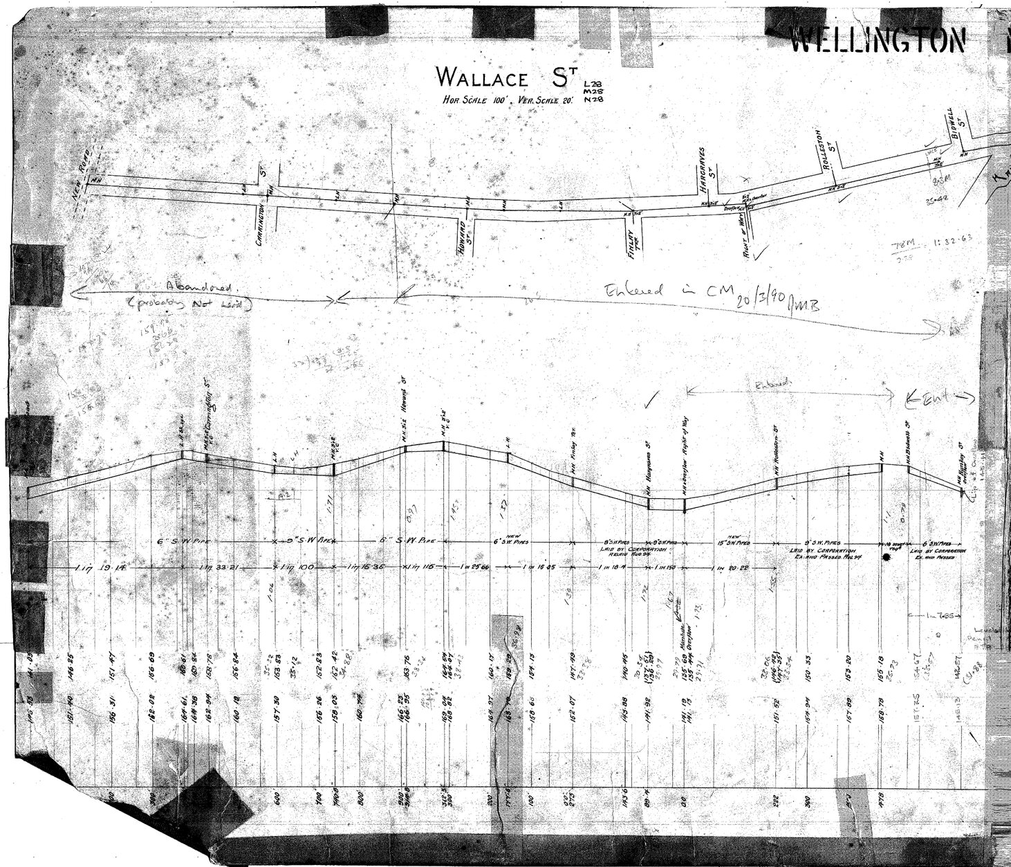 Wellington Main Drainage, Wallace Street, Buckle Street, Sussex Square West