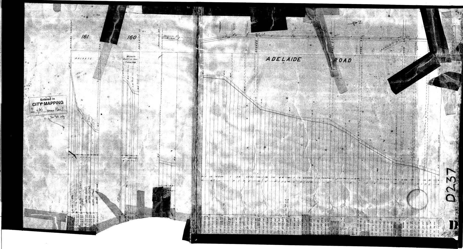 Wellington Main Drainage, Adelaide Road