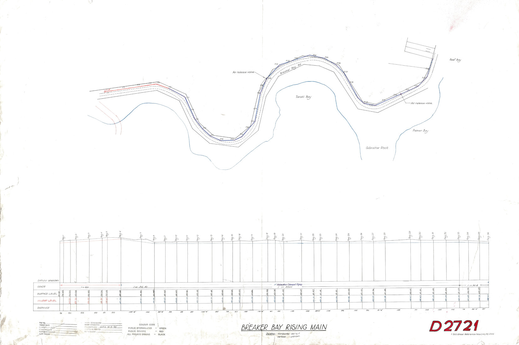 Breaker Bay Rising Main, Breaker Bay Road