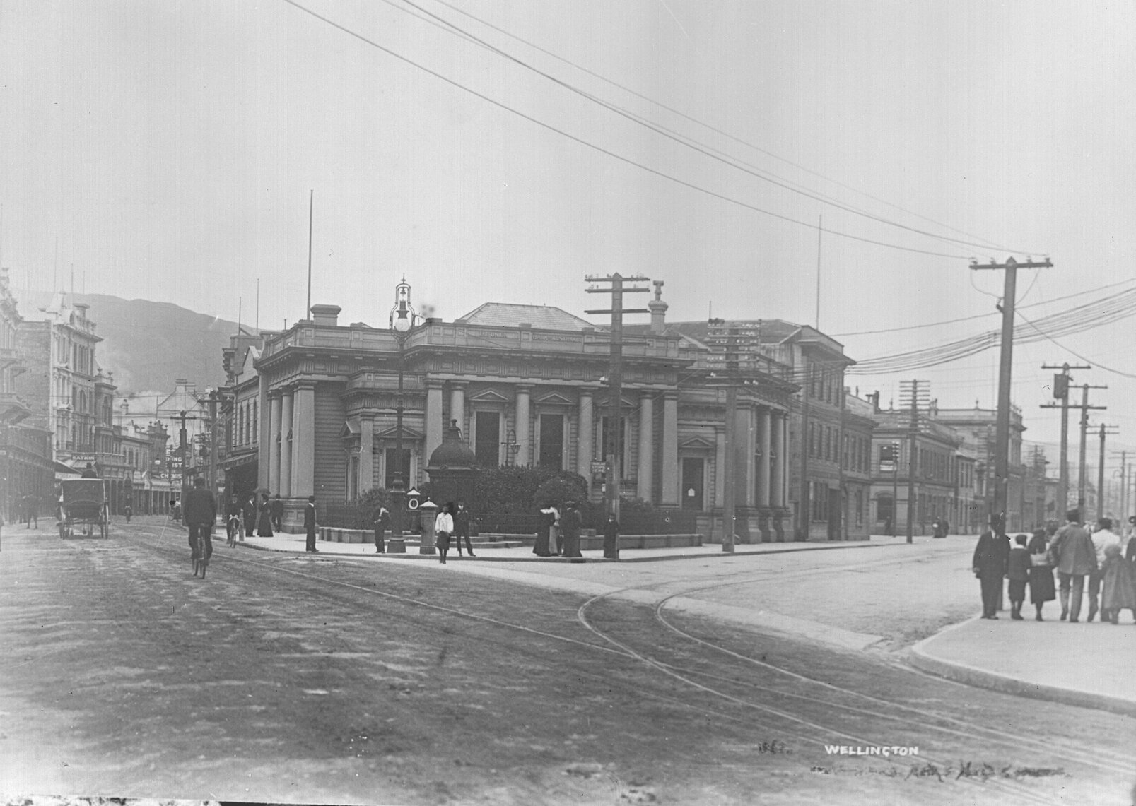 Union Bank of Australia, Lambton Quay and Featherston Street