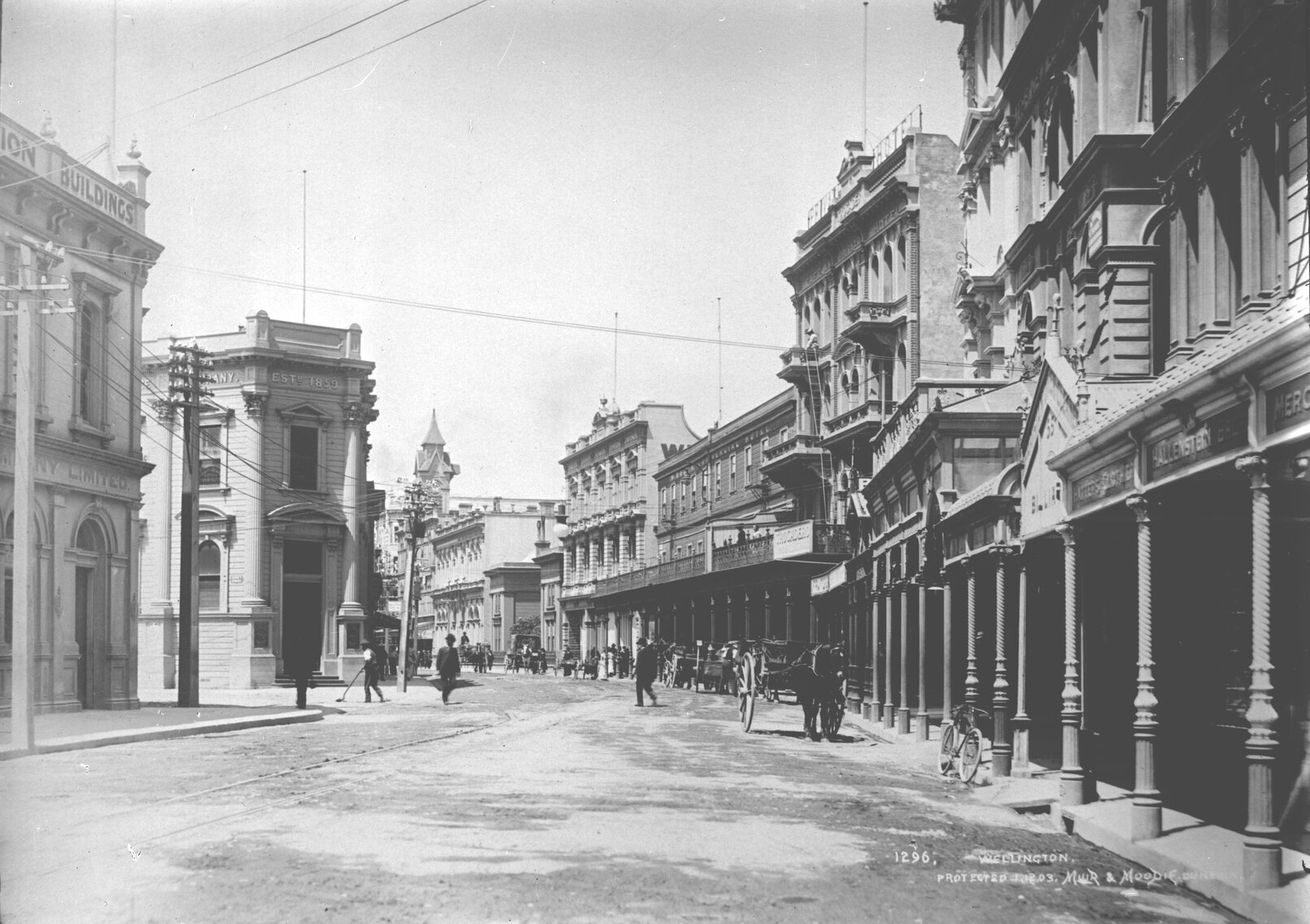 Lambton Quay, looking south