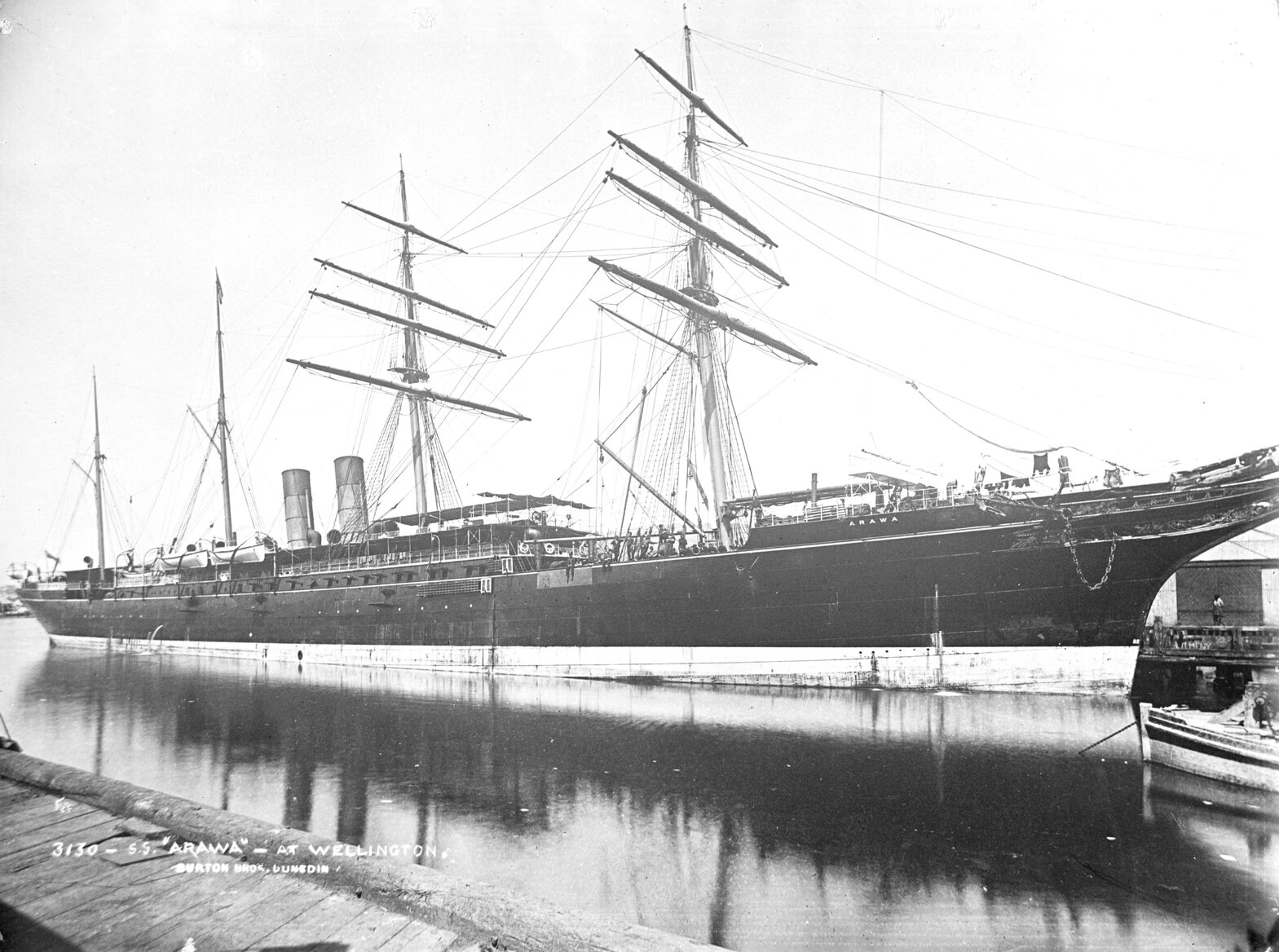 S.S. Arawa at Wellington Wharf