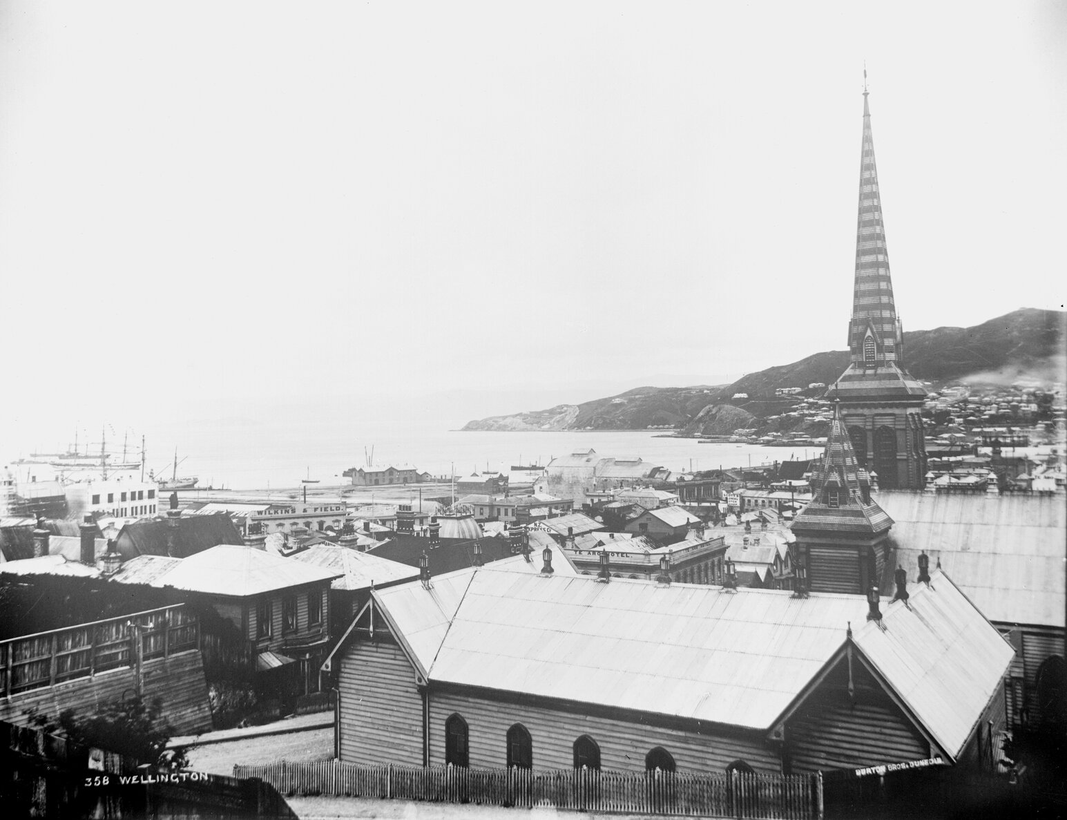 Te Aro from top of Dixon Street