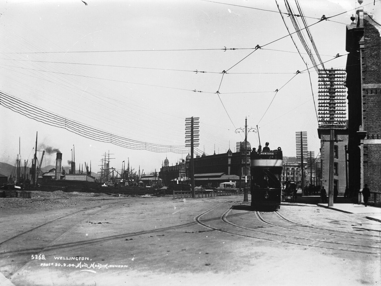 Tramcar on Customhouse Quay