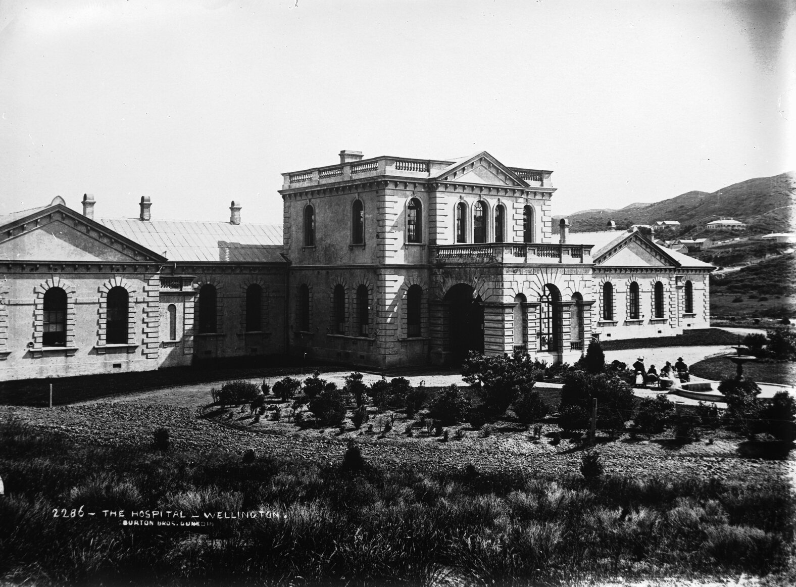 Entrance to Newtown Hospital