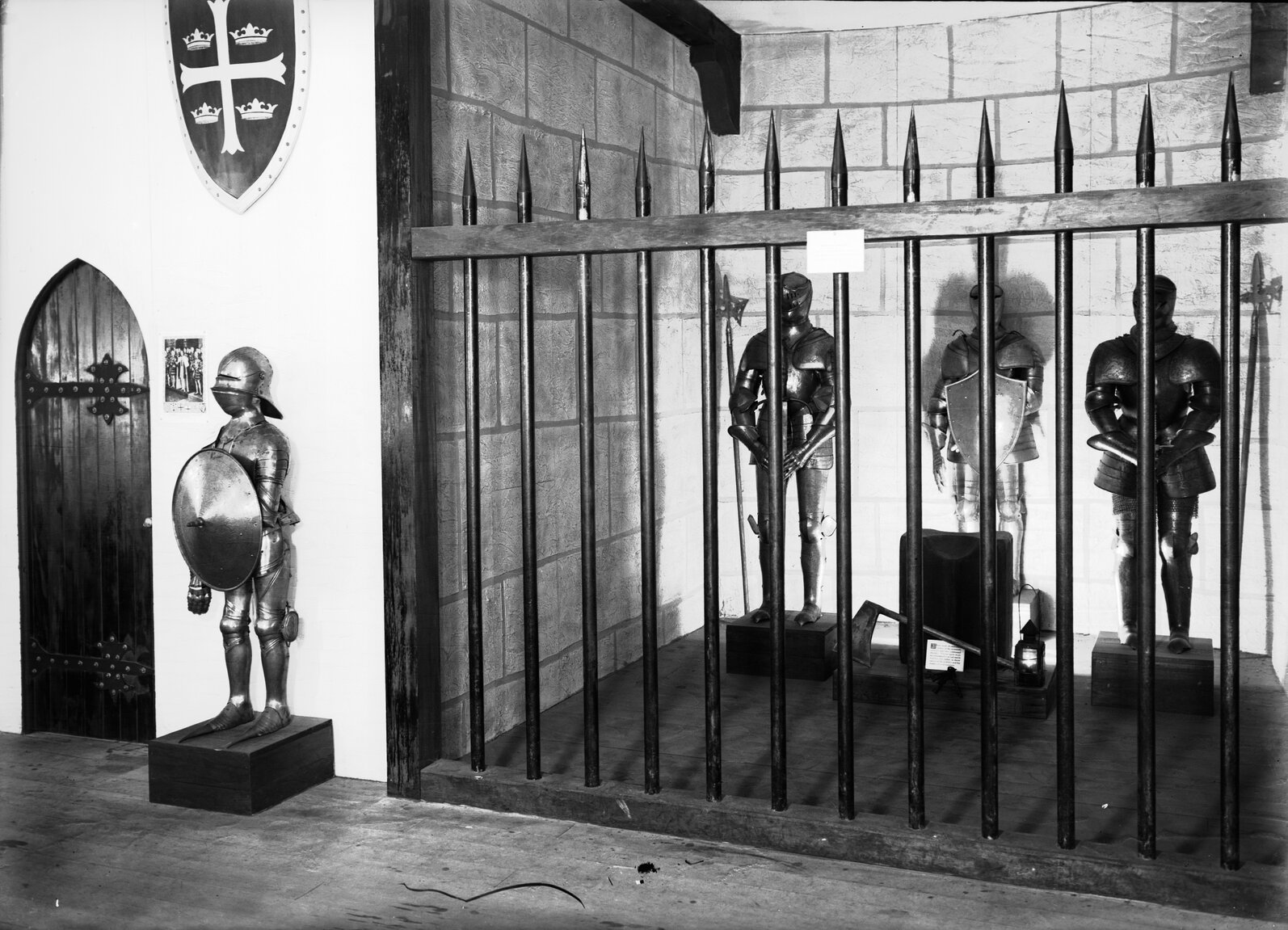 Suits of Armour on display