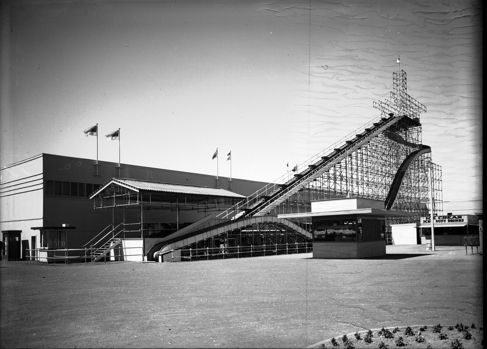 Roller Coaster ride [Jack and Jill ride], Centennial Exhibition