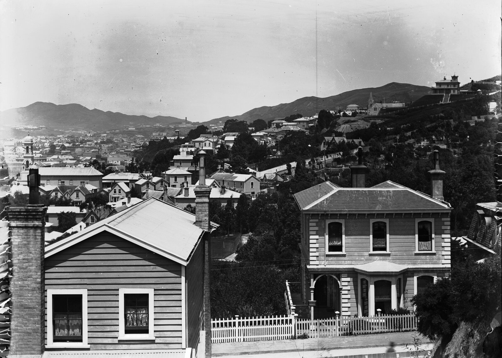 Residential area of wooden dwellings, Thorndon