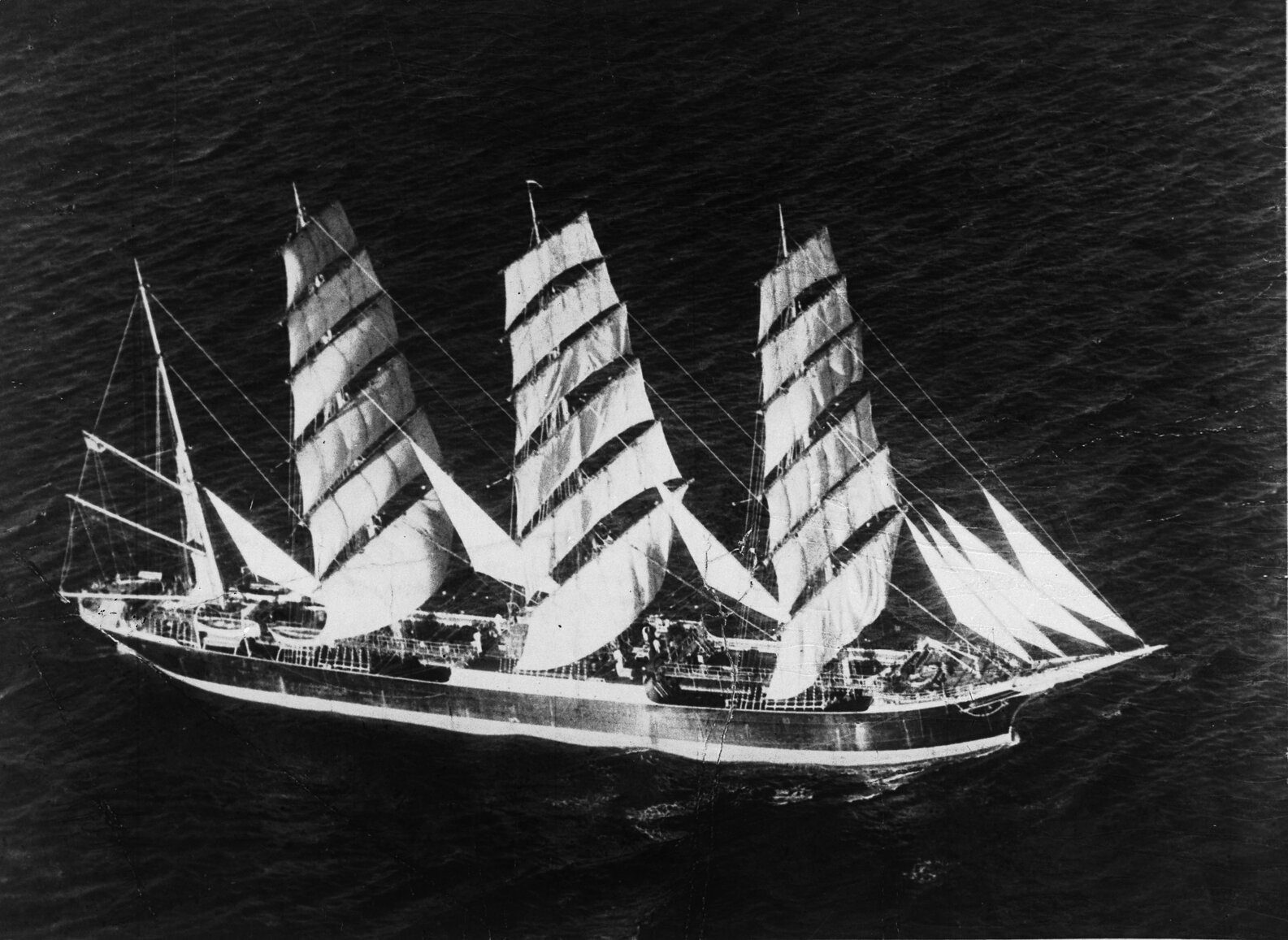 Sailing Ship, Pamir, Wellington Harbour