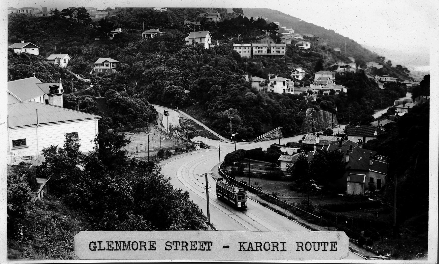 Glenmore Street, Karori Tram Route