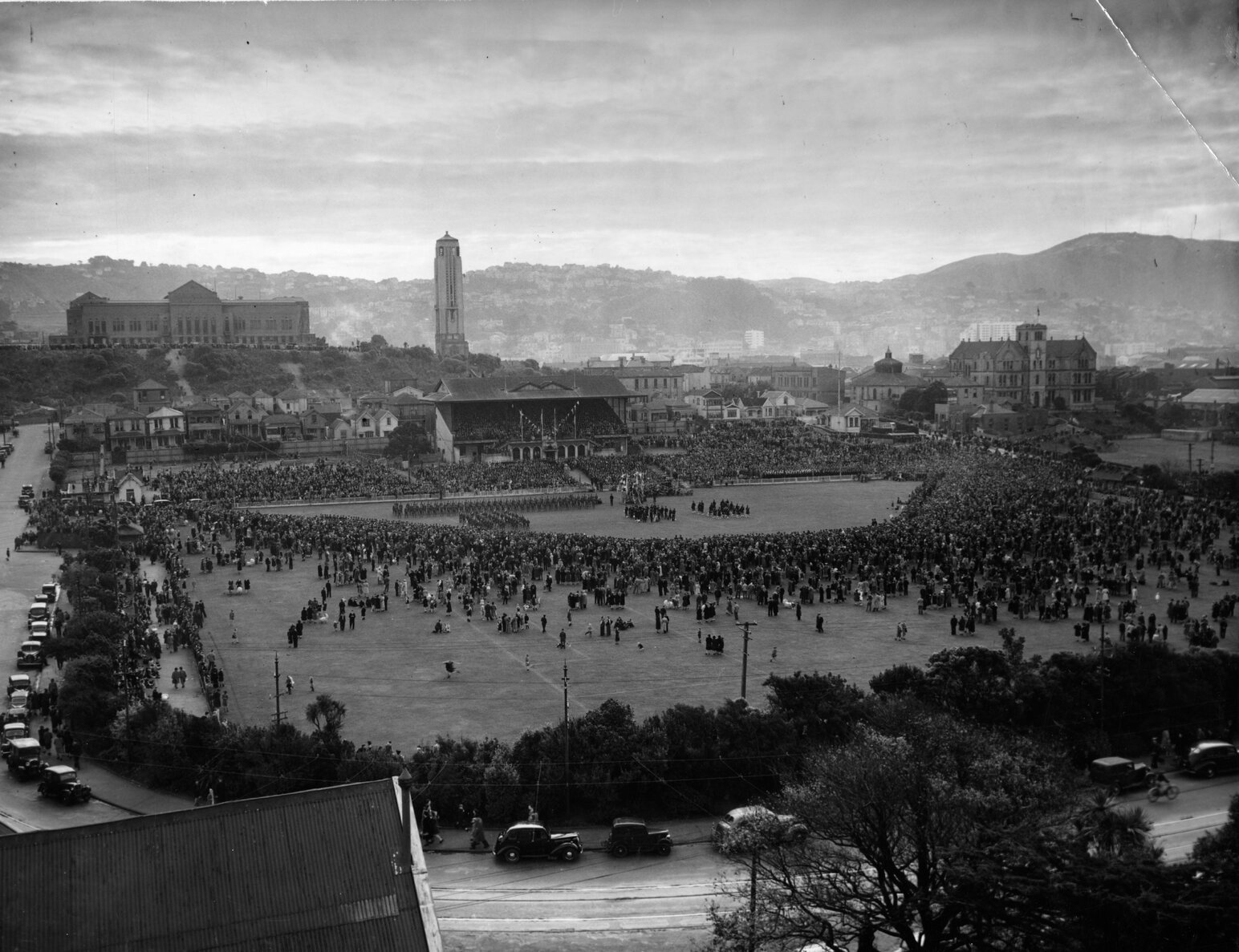 VE Day, Basin Reserve