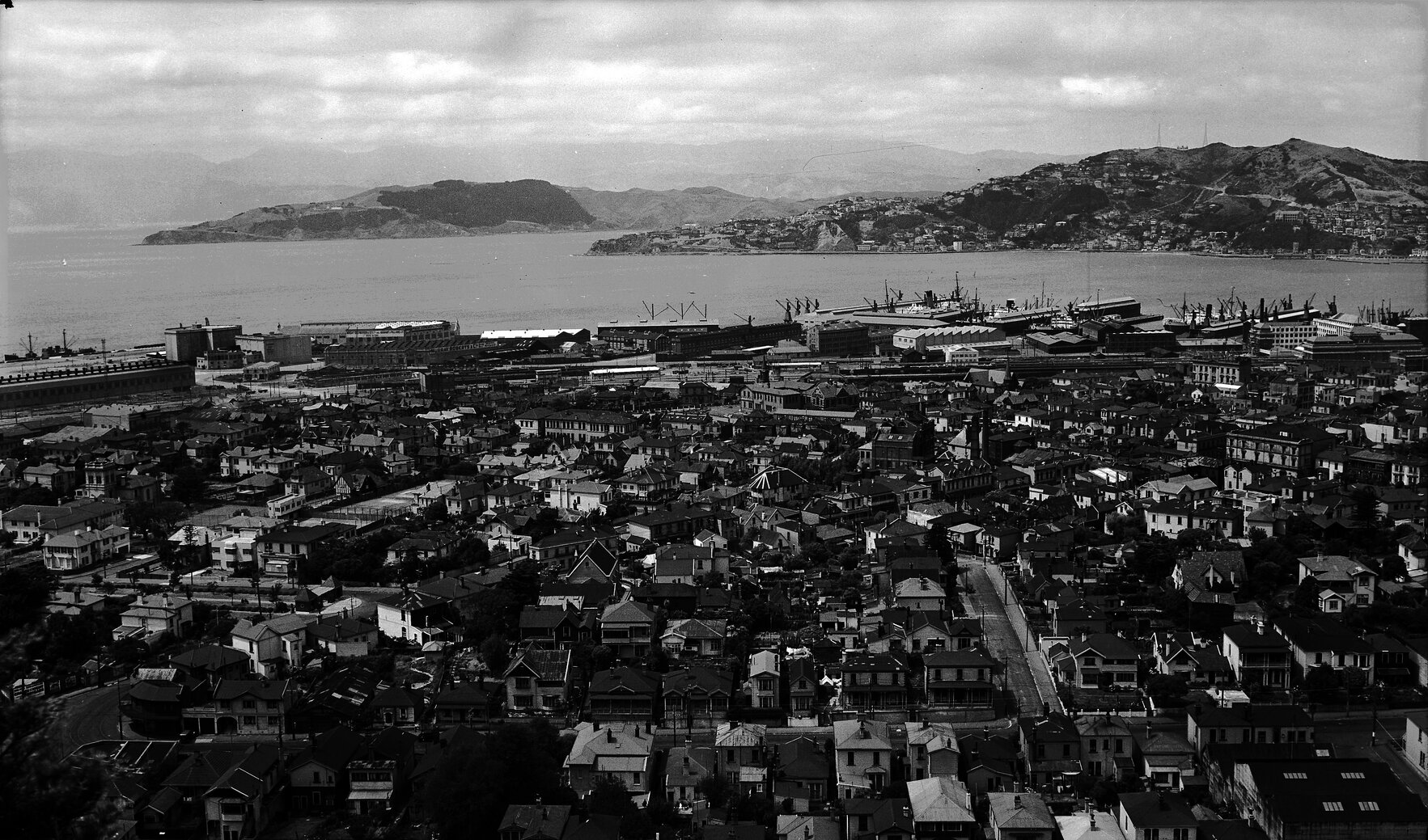 Elevated view of Thorndon Flats