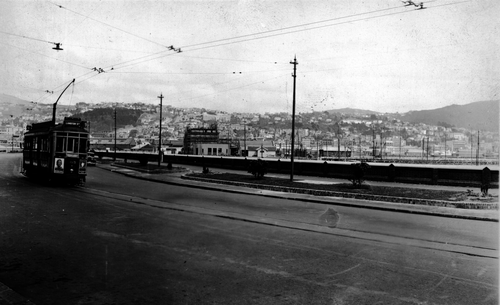 Oriental Parade, Tramcar no. 103 bound for Lambton Station