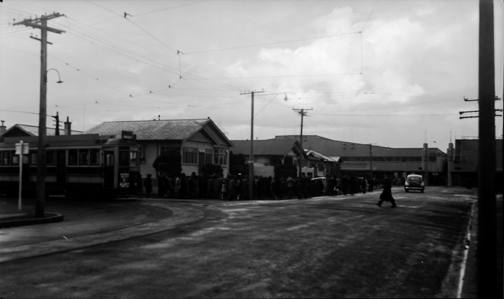 Tram service to the Centennial Exhibition