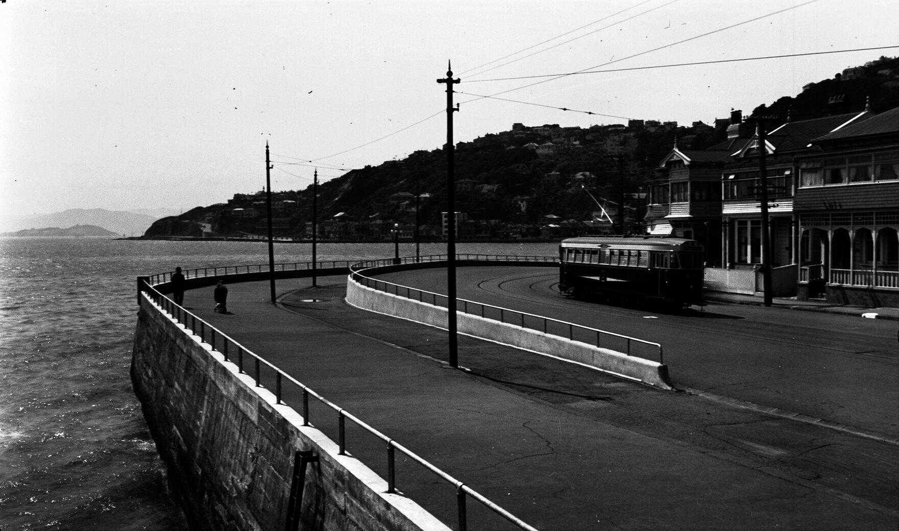 Tramcar on Oriental Parade
