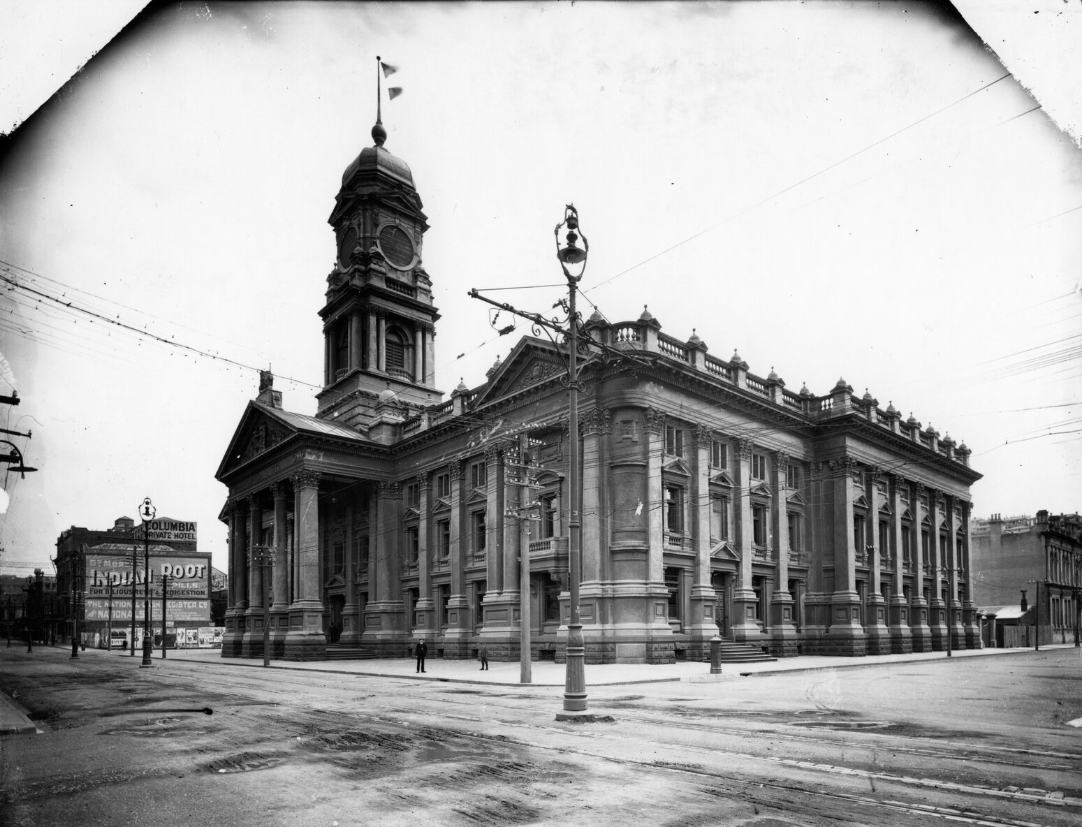 Wellington Town Hall taken just before opening