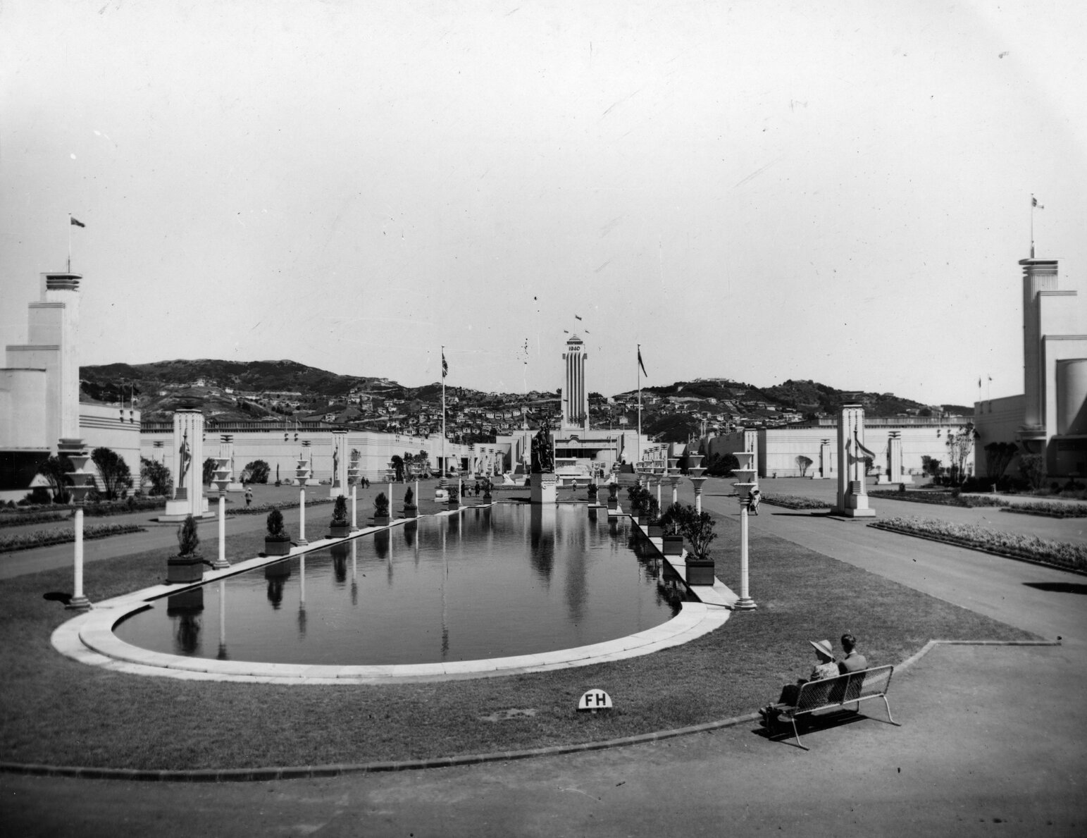 Main Reflecting Pool, Centennial Avenue, Centennial Exhibition