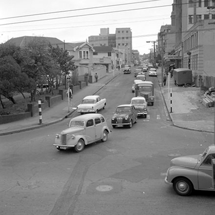 d. Traffic, north end of The Terrace