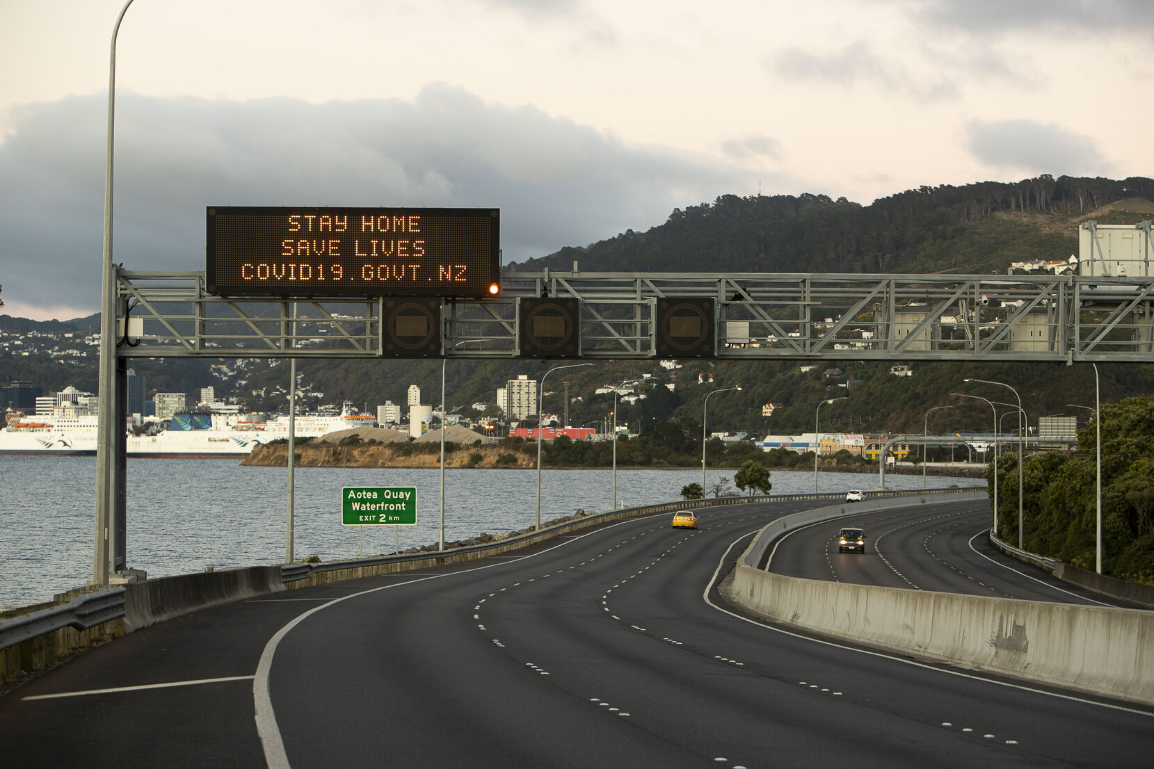 Wellington COVID 19 Lock Down coastal drive