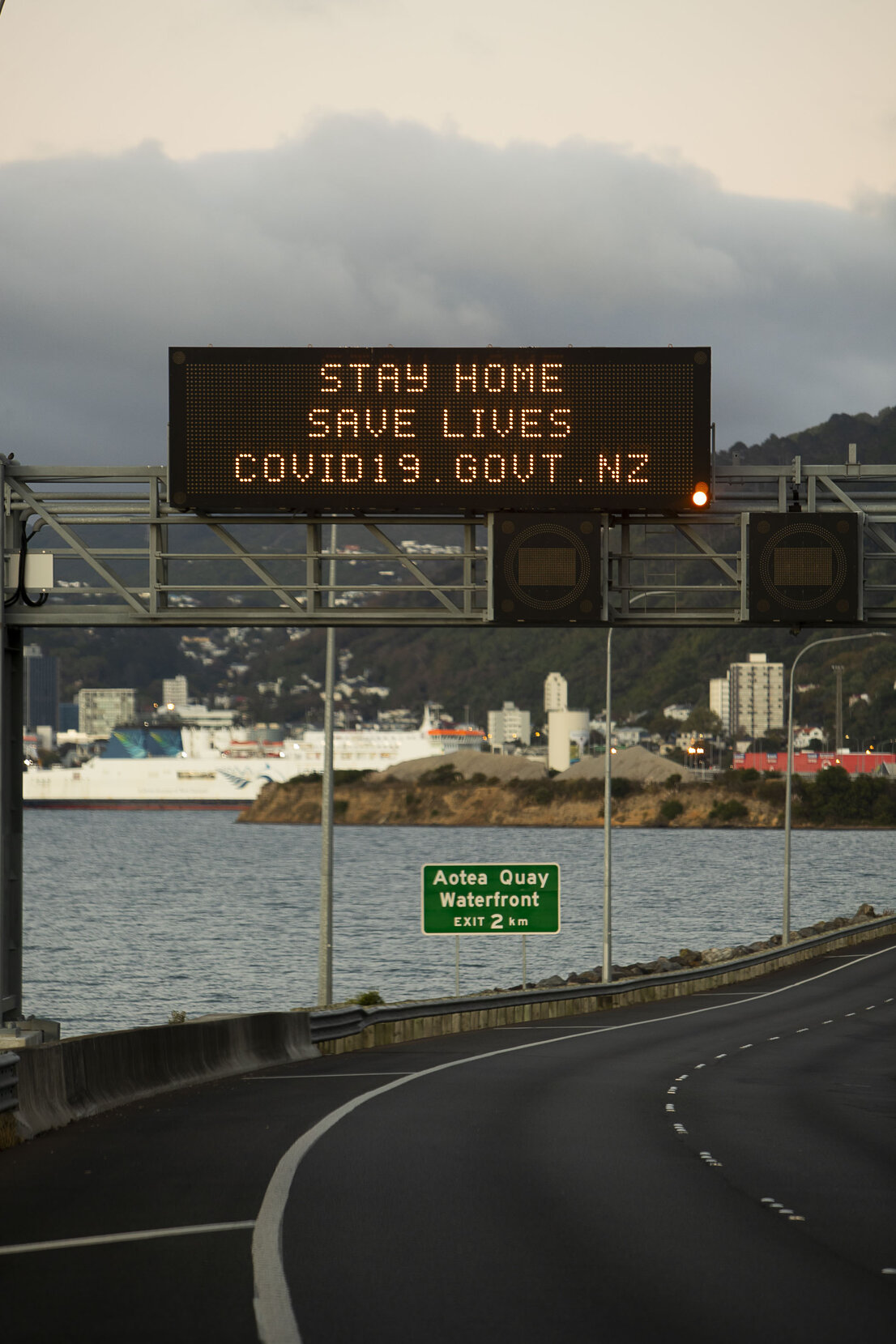 Wellington COVID 19 Lock Down coastal drive