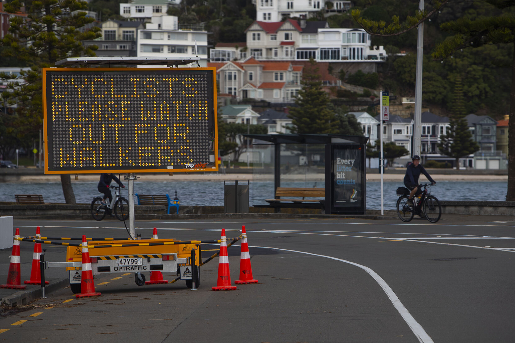 Wellington COVID 19 Lock Down coastal drive