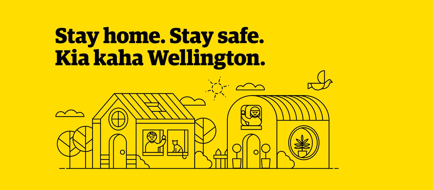 Facebook Banner - Stay Home, Stay Safe