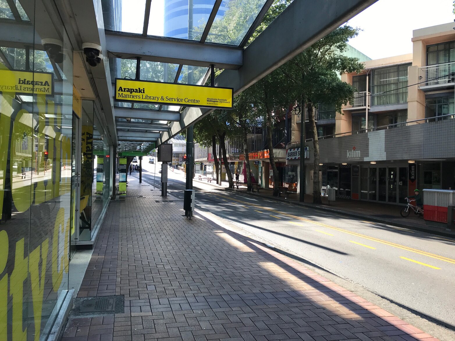 Manners Street during COVID-19 Level 4 Lock Down