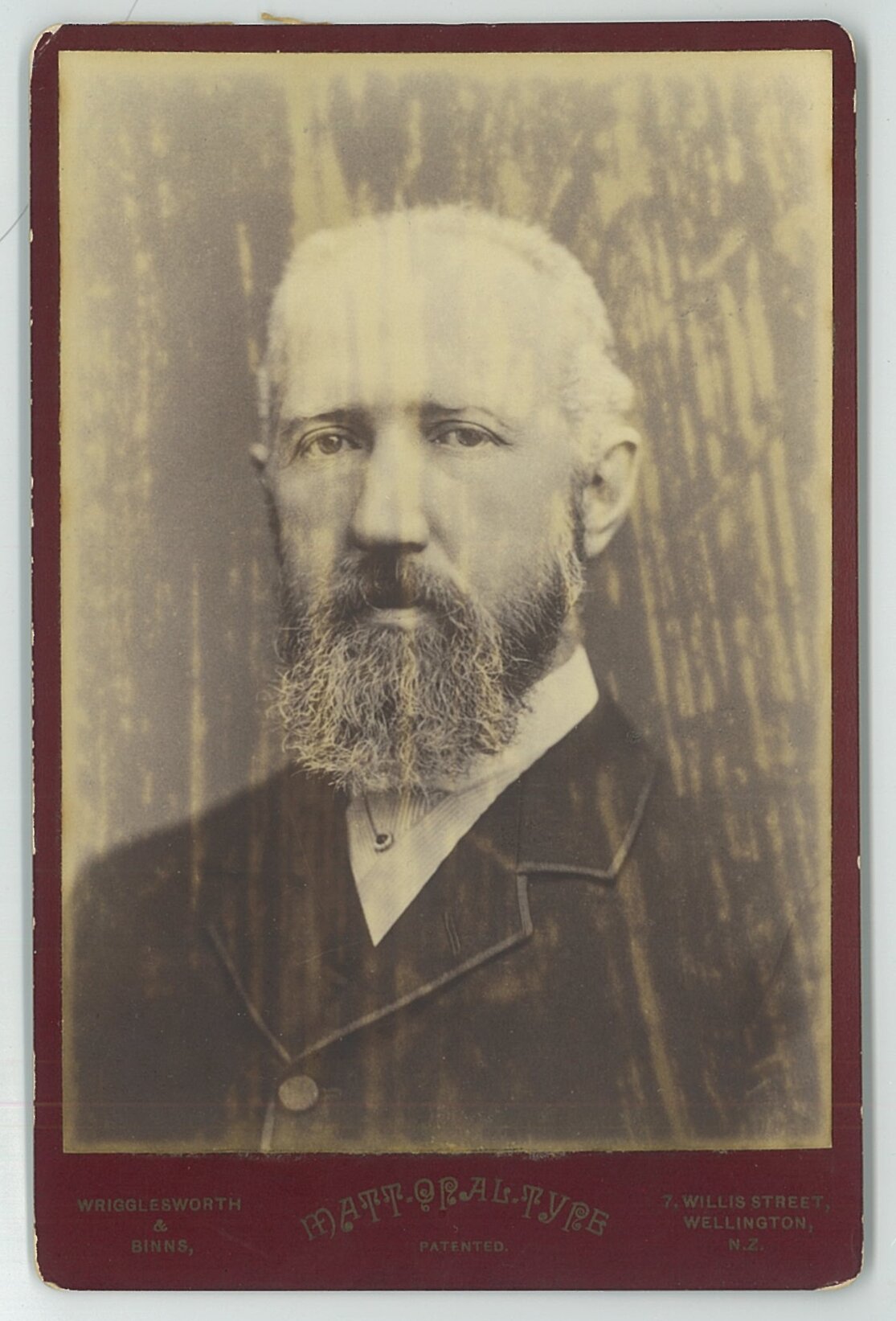 Portrait of F A Krull, Councillor