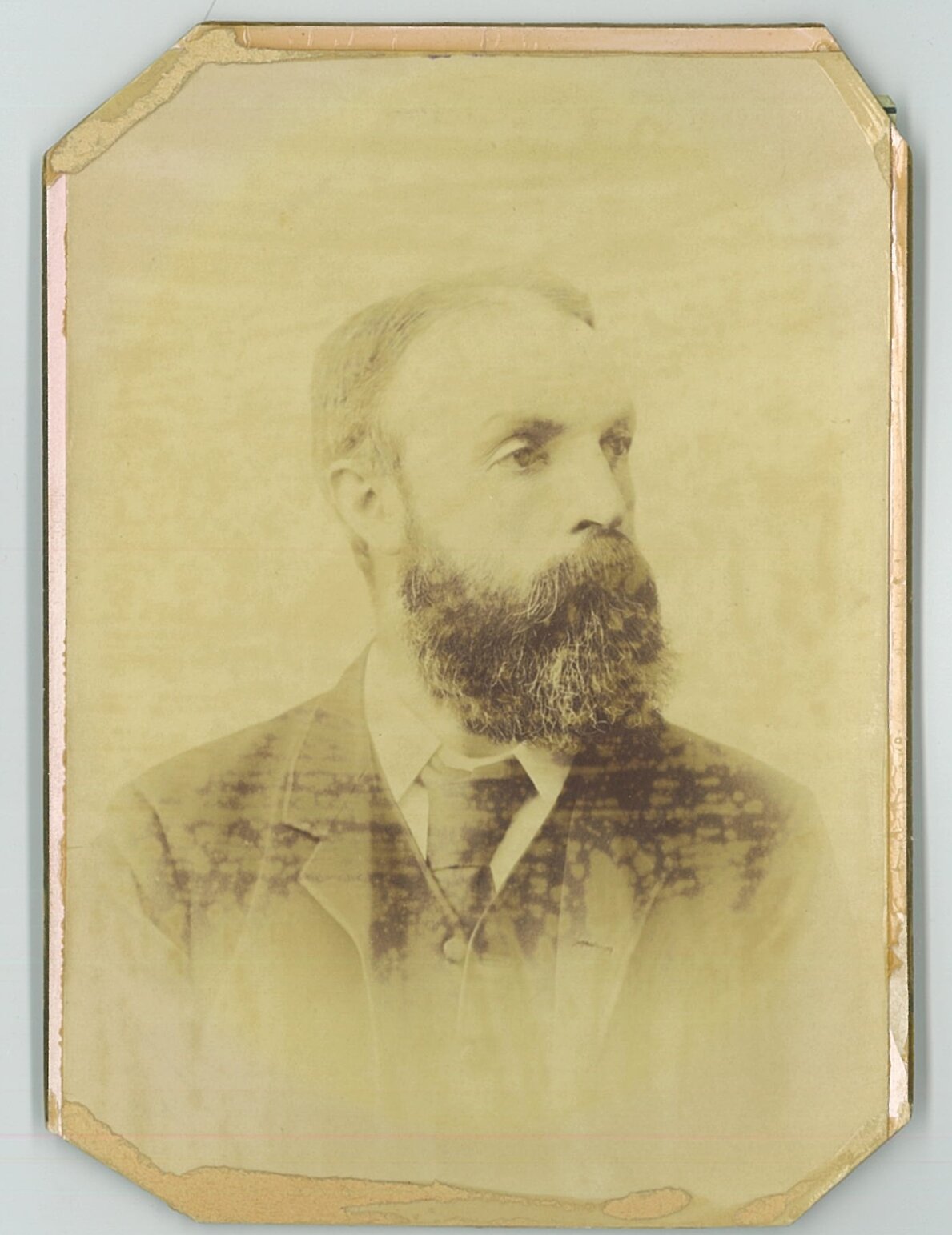 Portrait of Joseph Ellet Page, Town Clerk and Treasurer
