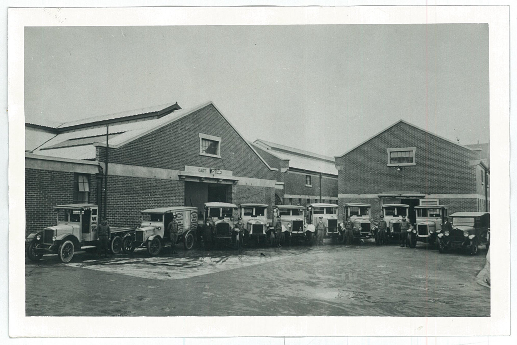 Milk Department motor fleet